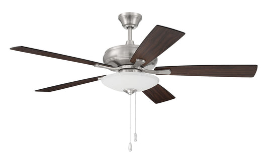 Eos 3 Light Bowl 52" Ceiling Fan in Brushed Polished Nickel