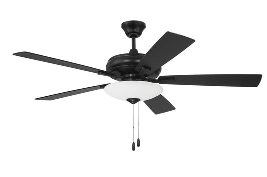 Craftmade - ECF111FB5-FBGW - 52" Ceiling Fan - Eos 3 Light Bowl - Flat Black
