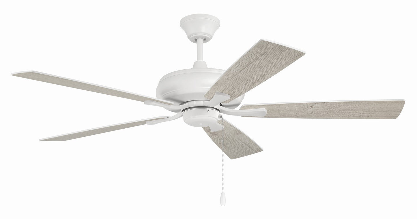 Craftmade - ECF52W5-WWOK - 52" Ceiling Fan - Eos - White