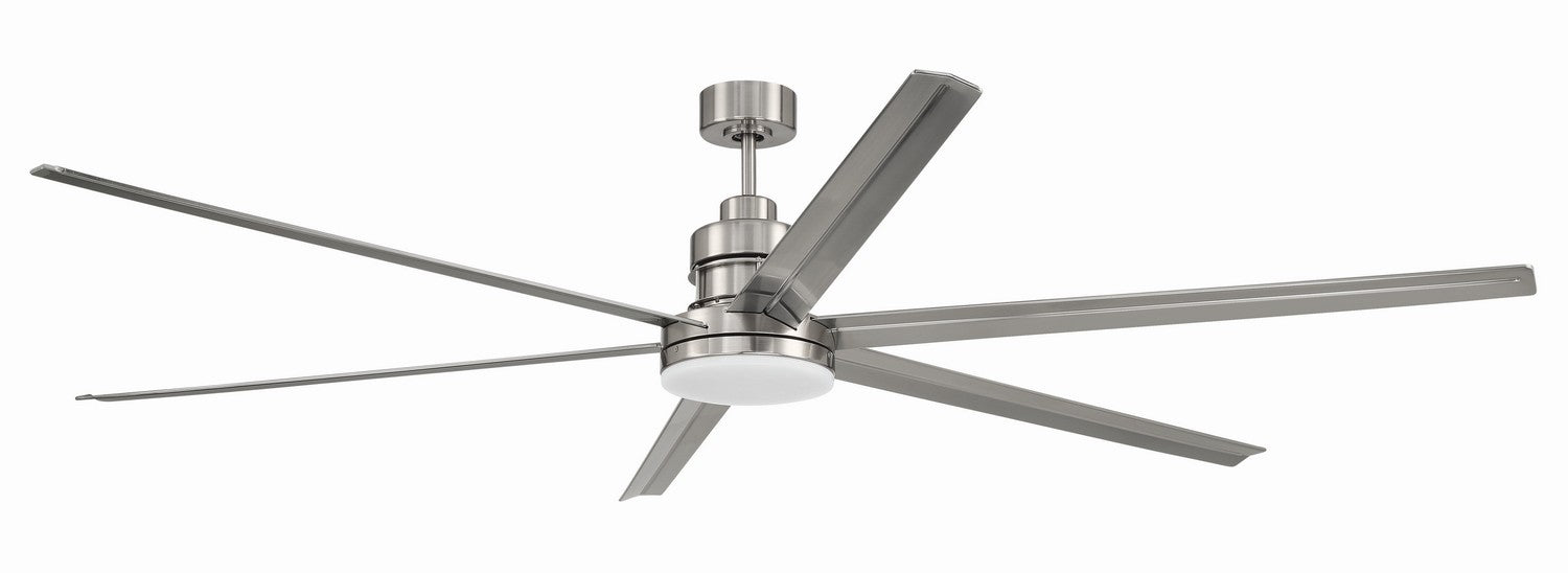 Craftmade - MND80BNK6 - 80" Ceiling Fan - Mondo 80 - Brushed Polished Nickel
