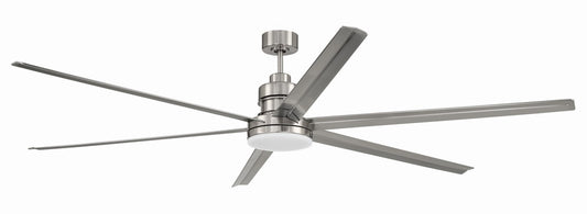Mondo 80 80" Ceiling Fan in Brushed Polished Nickel