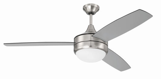 Phaze II 3-Blade 52" Ceiling Fan in Brushed Polished Nickel