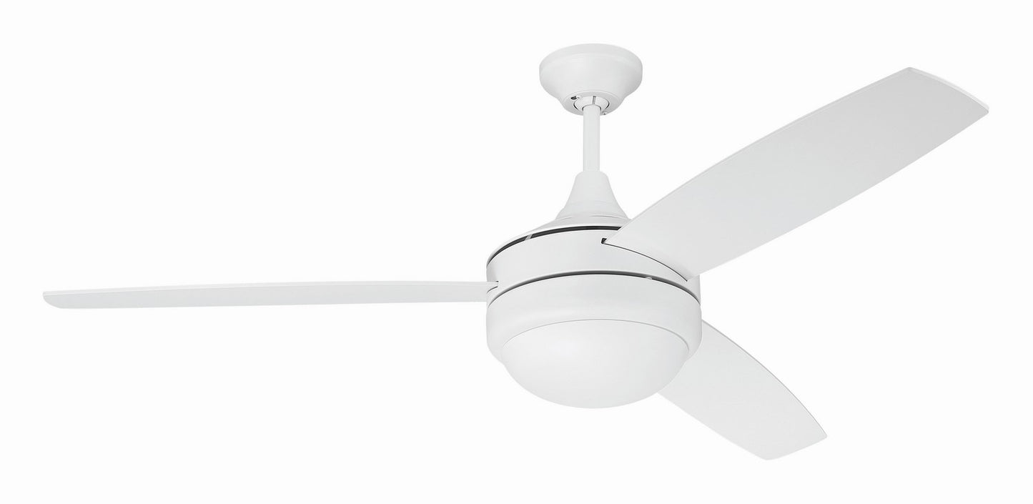 Craftmade - PHZ52W3 - 52" Ceiling Fan - Phaze II 3-Blade - White