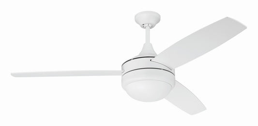 Phaze II 3-Blade 52" Ceiling Fan in White