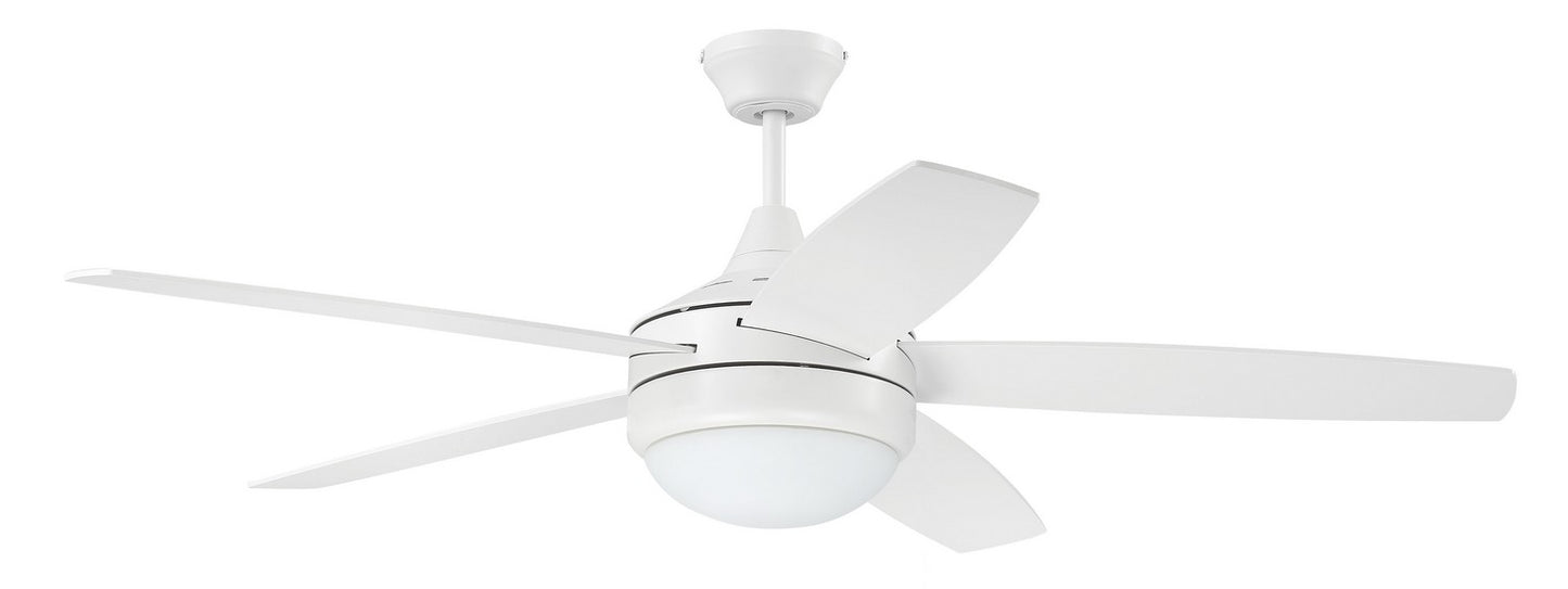 Craftmade - PHZ52W5 - 52" Ceiling Fan - Phaze II 5- Blade - White