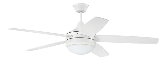 Craftmade - PHZ52W5 - 52" Ceiling Fan - Phaze II 5- Blade - White