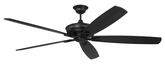 Santori 72 Indoor/Outdoor 72" Ceiling Fan in Flat Black