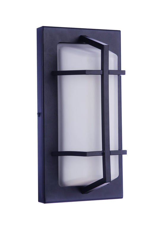 Bulkhead Rectangular One Light Outdoor Bulkhead in Textured Black
