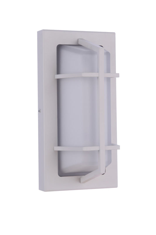 Bulkhead Rectangular One Light Outdoor Bulkhead in Textured White