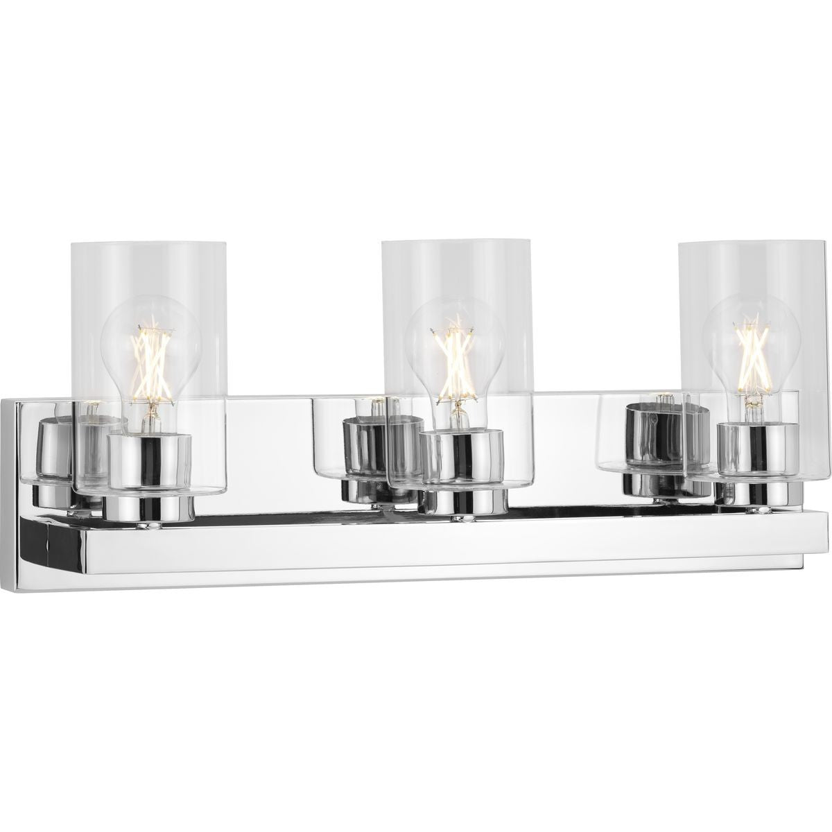Goodwin Three Light Vanity in Polished Chrome