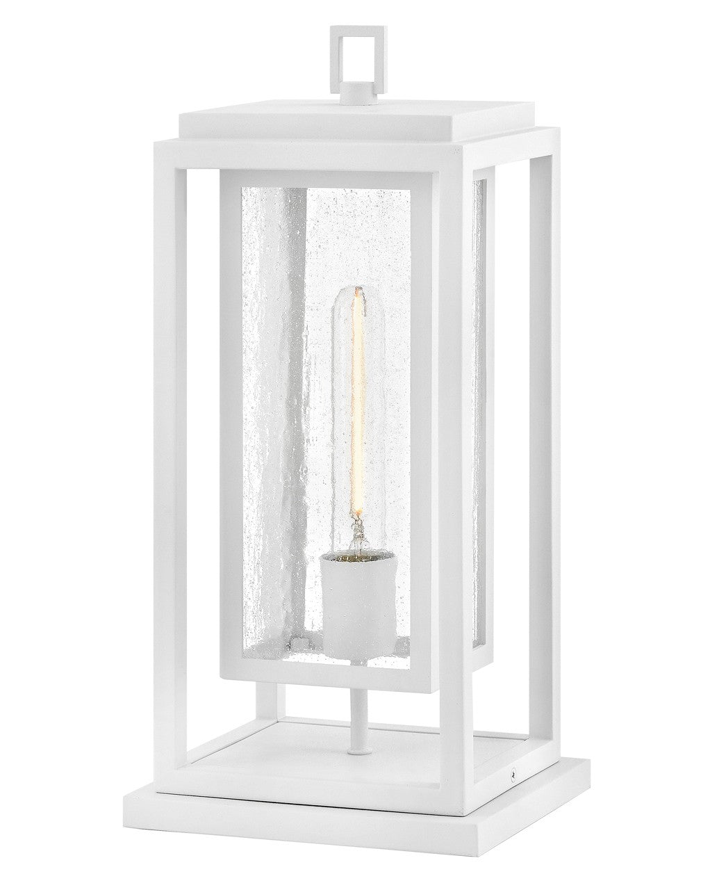 Republic LED Pier Mount in Textured White