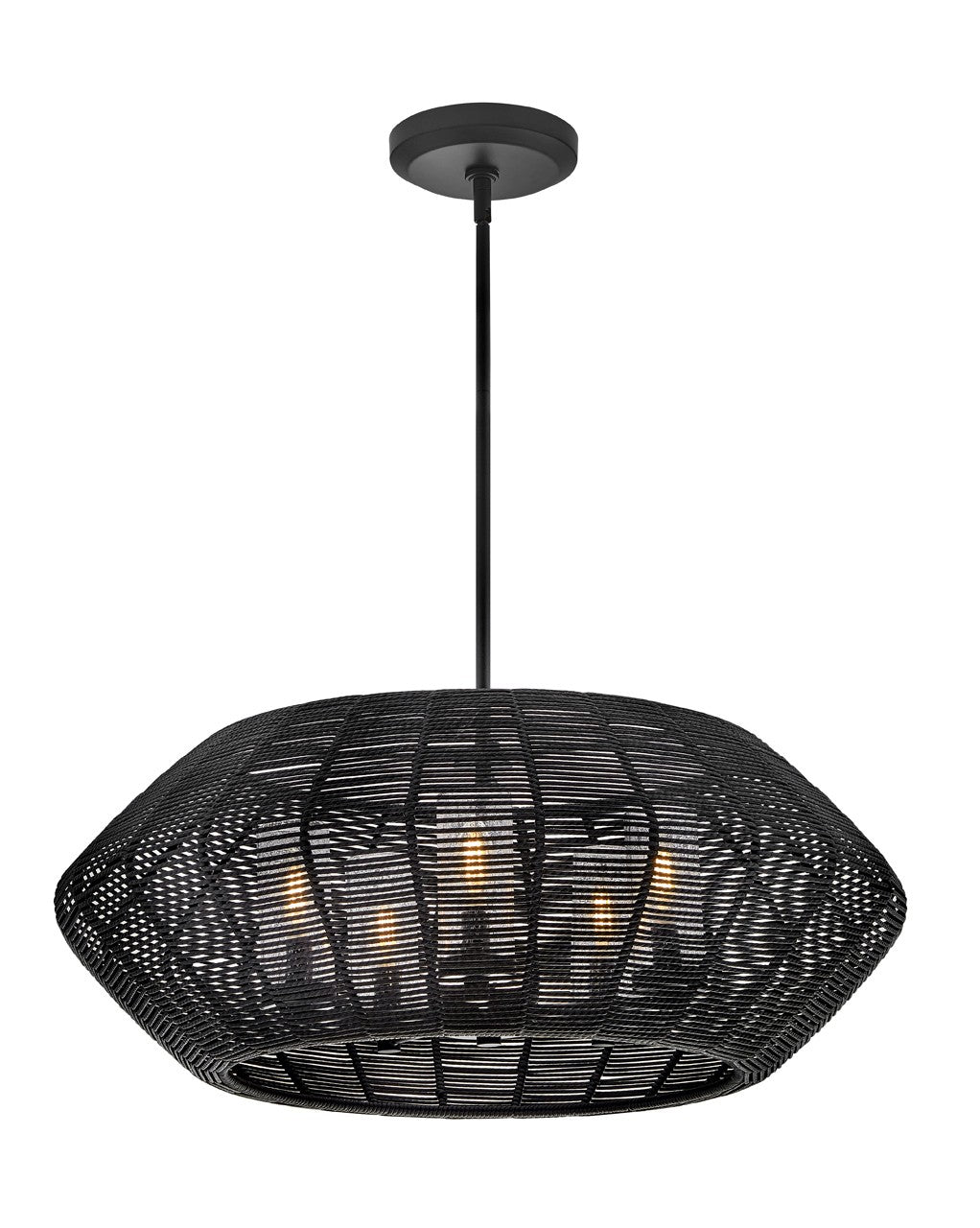 Luca LED Chandelier in Black