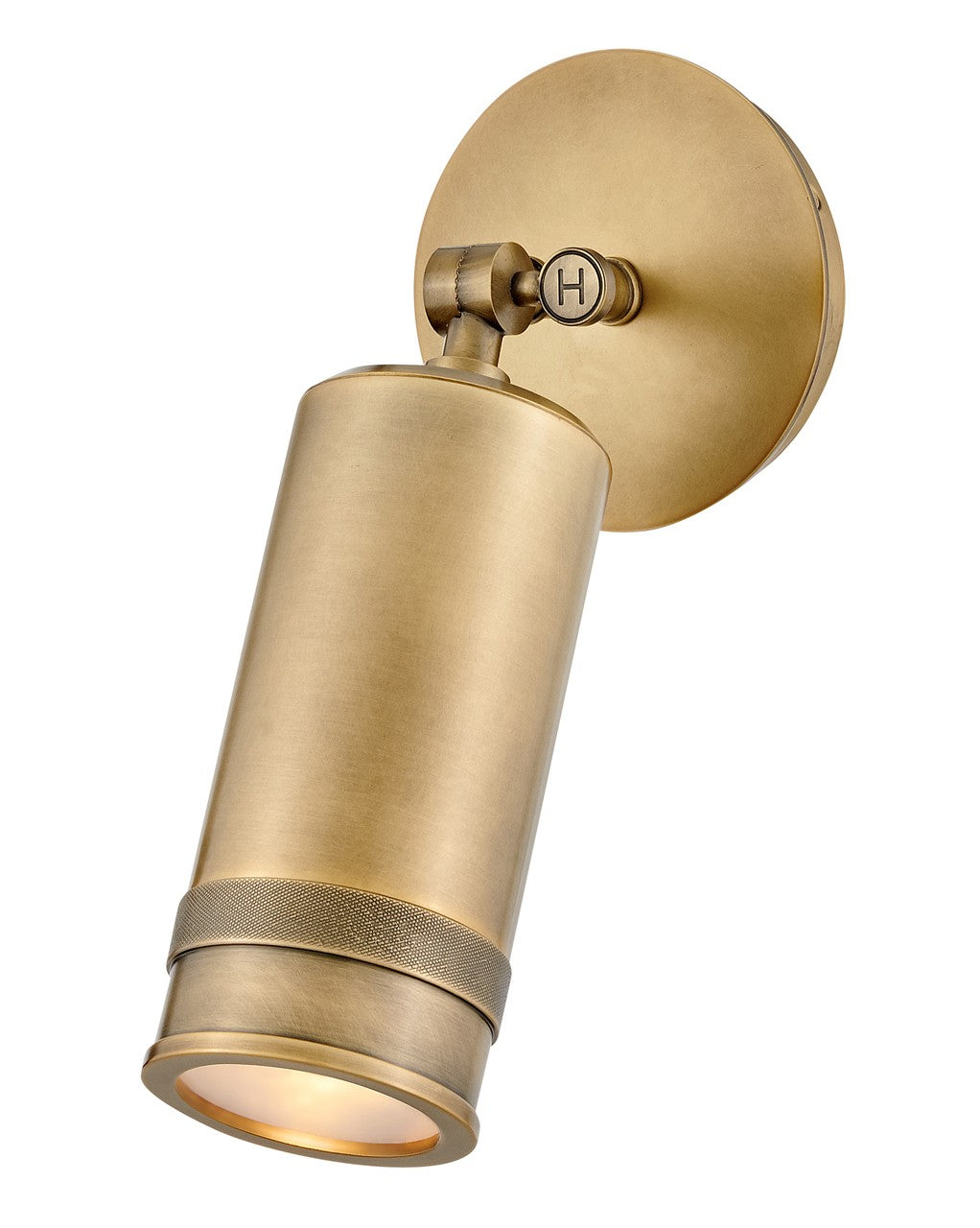 Pratt LED Wall Mount in Heritage Brass