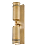 Pratt LED Wall Mount in Heritage Brass