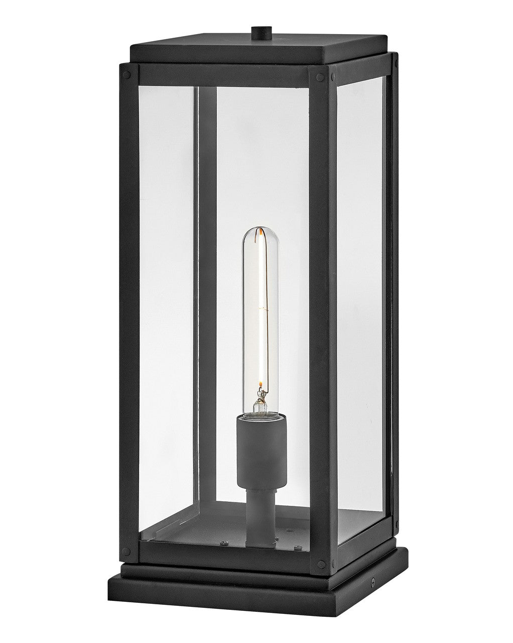 Max LED Pier Mount in Black