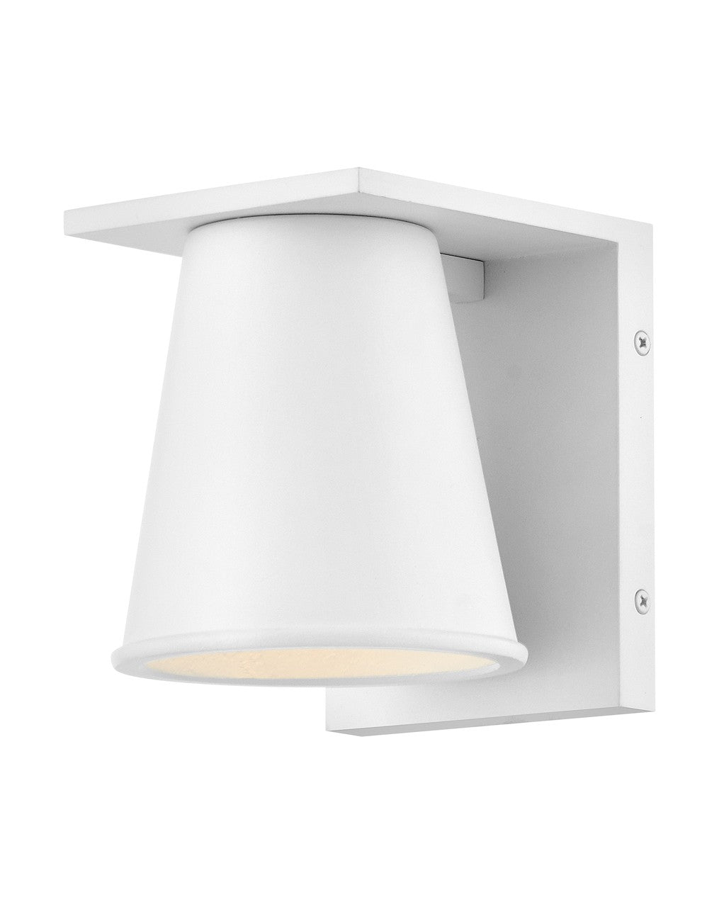 Hans LED Wall Mount in Textured White