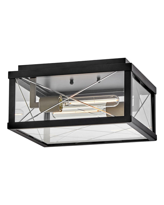 Monte LED Flush Mount in Black