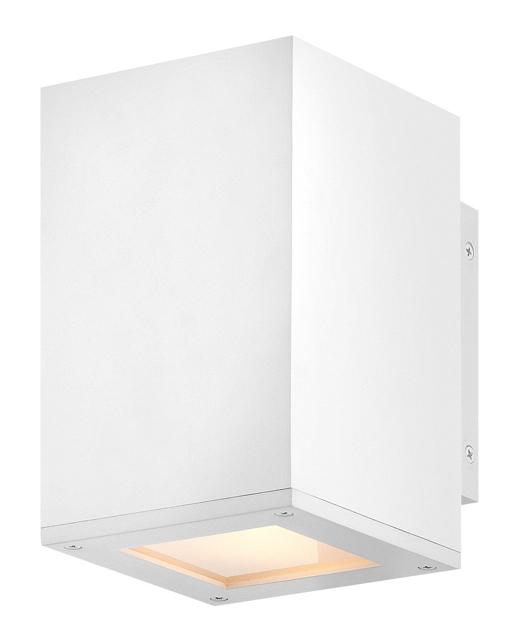 Tetra LED Wall Mount in Textured White
