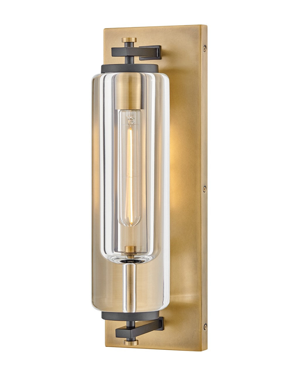 Lourde LED Wall Mount in Heritage Brass