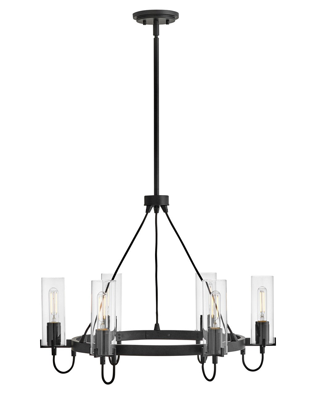 Ryden LED Chandelier in Black