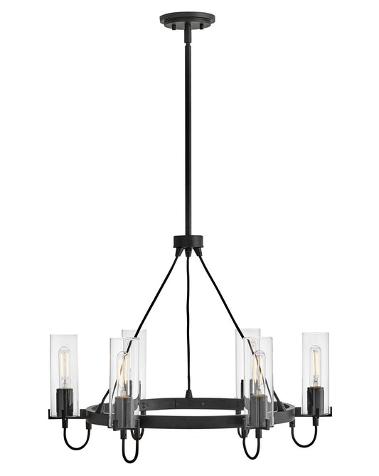 Ryden LED Chandelier in Black
