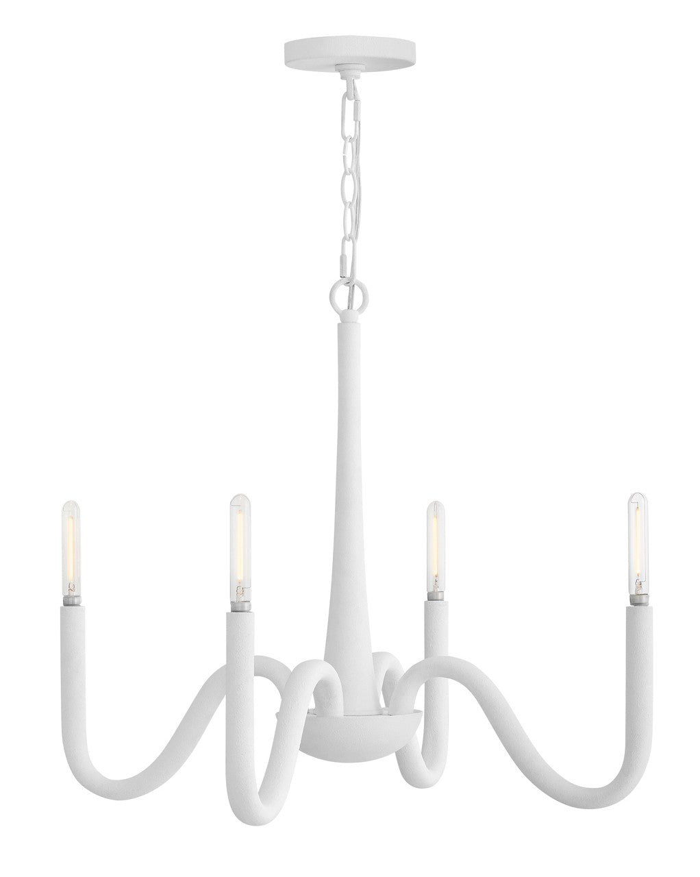 Maris LED Chandelier in Textured Plaster