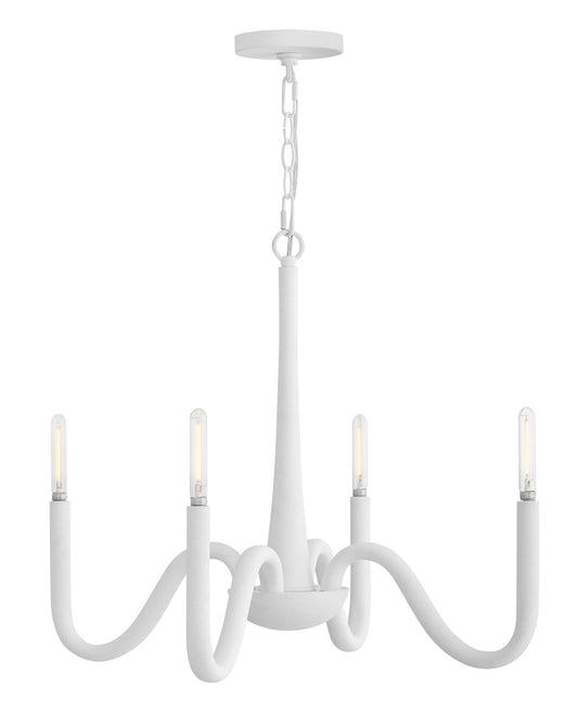 Maris LED Chandelier in Textured Plaster