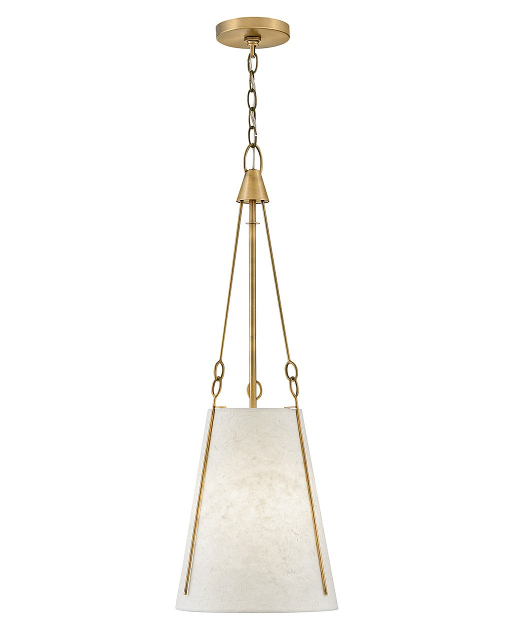 Danvers LED Pendant in Lacquered Dark Brass
