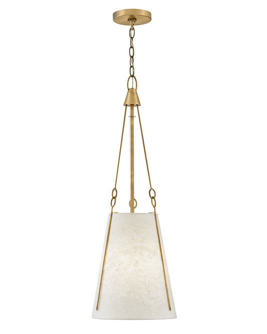 Danvers LED Pendant in Lacquered Dark Brass