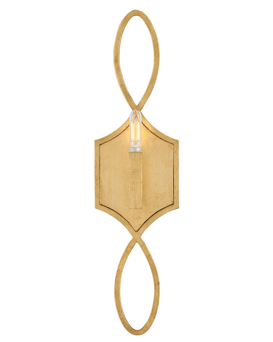 Leona LED Wall Sconce in Distressed Brass