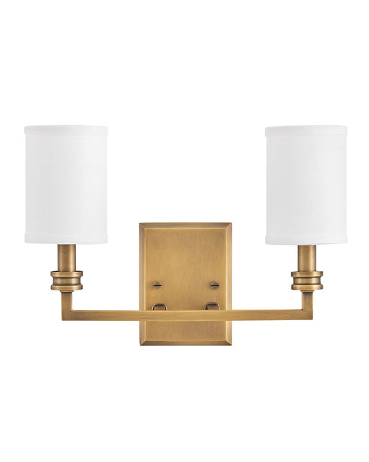 Moore LED Wall Sconce in Heritage Brass