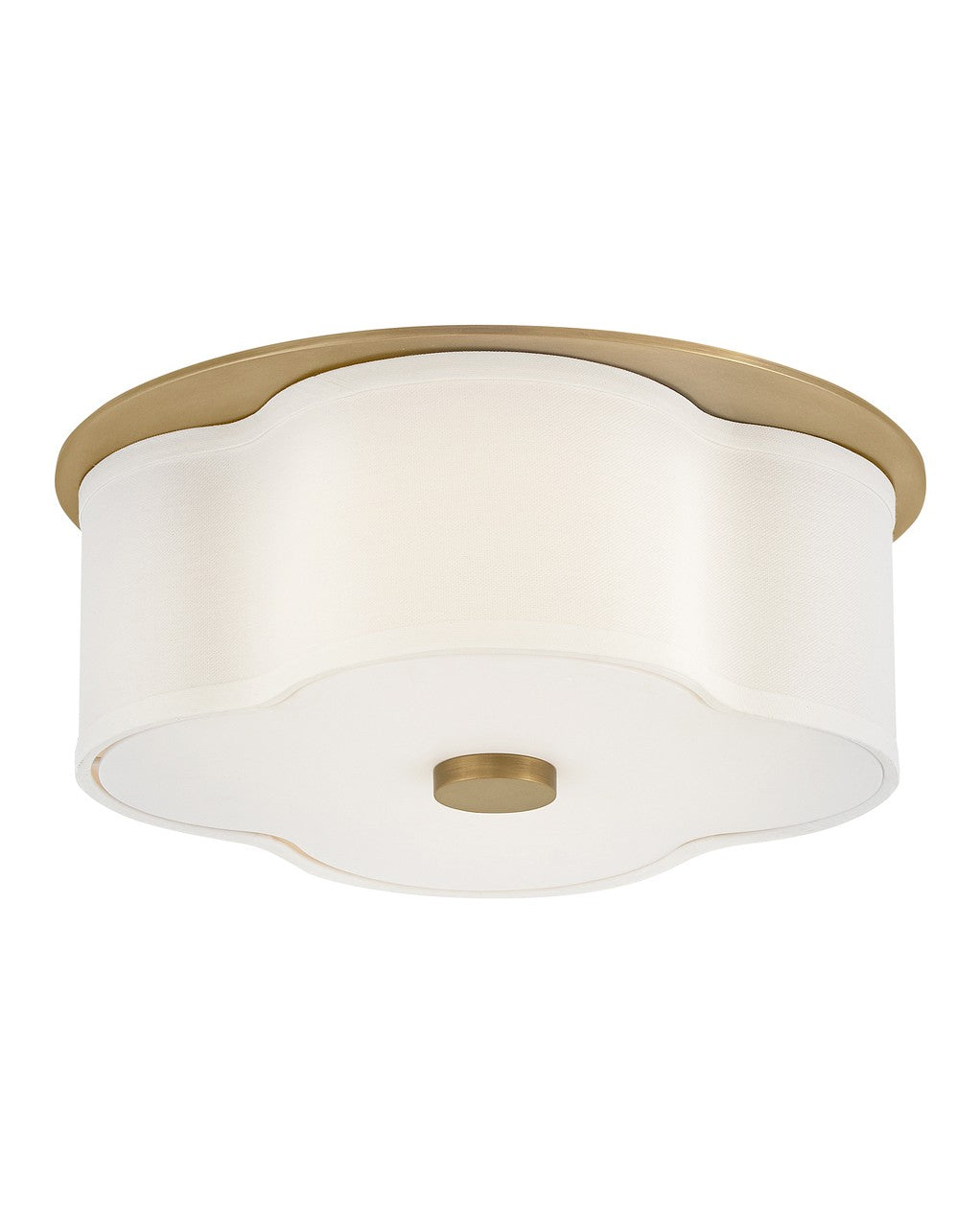 Delaney LED Flush Mount in Heritage Brass