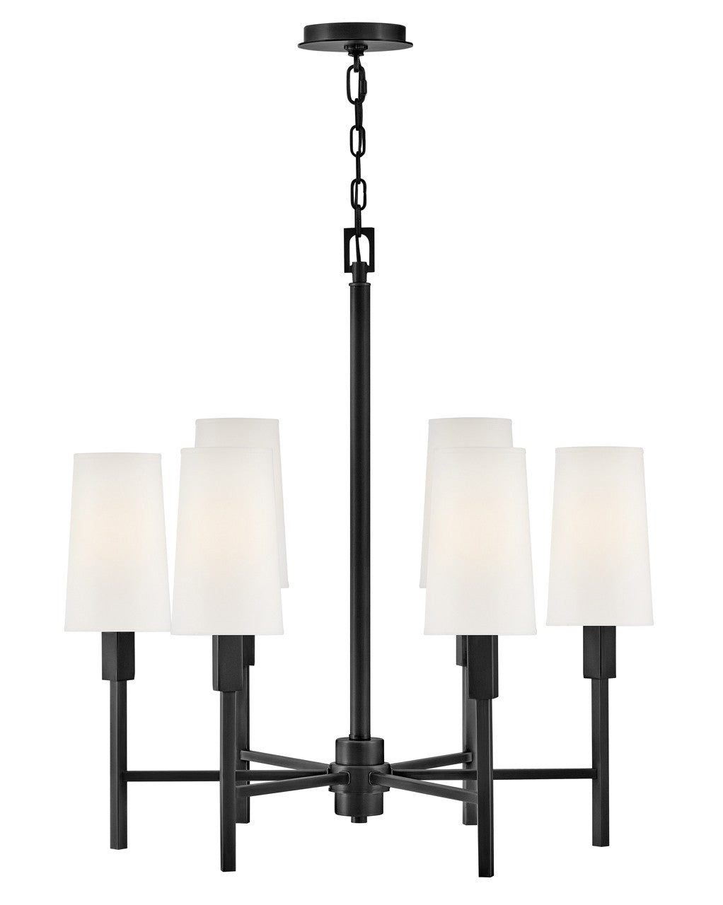 Fenwick LED Chandelier in Black