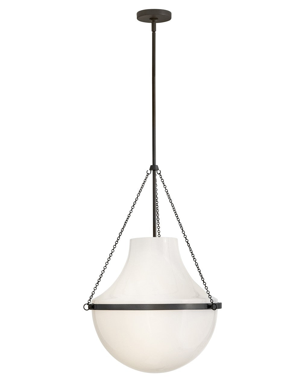Collins LED Pendant in Black Oxide
