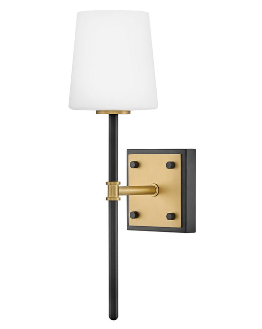 Saunders LED Wall Sconce in Black