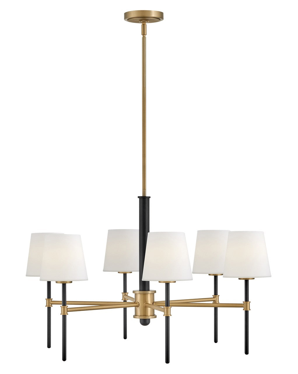 Saunders LED Chandelier in Black