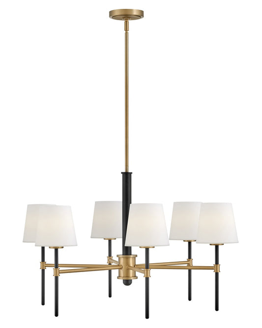 Saunders LED Chandelier in Black