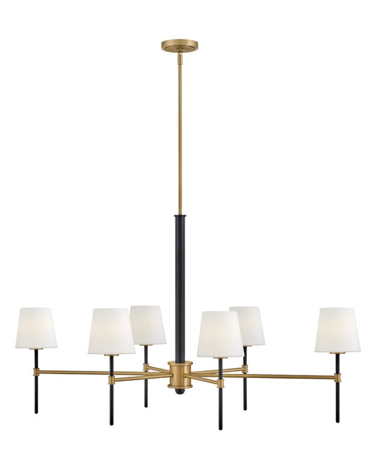 Saunders LED Pendant in Black