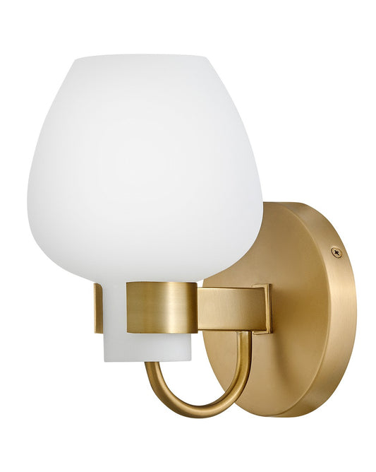 Sylvie LED Wall Sconce in Heritage Brass