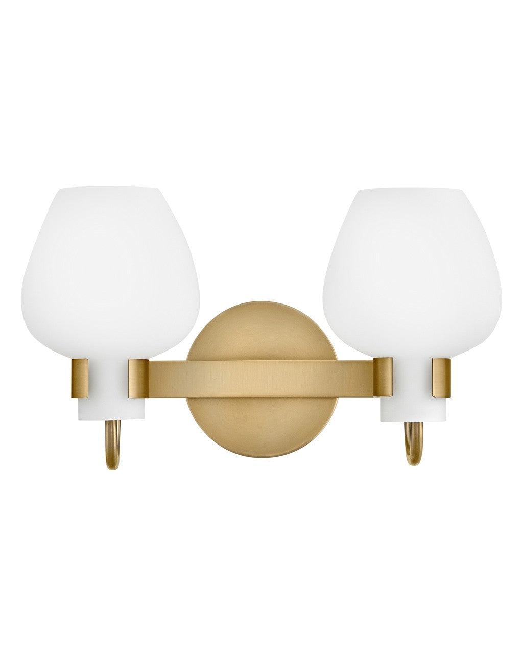 Sylvie LED Vanity in Heritage Brass