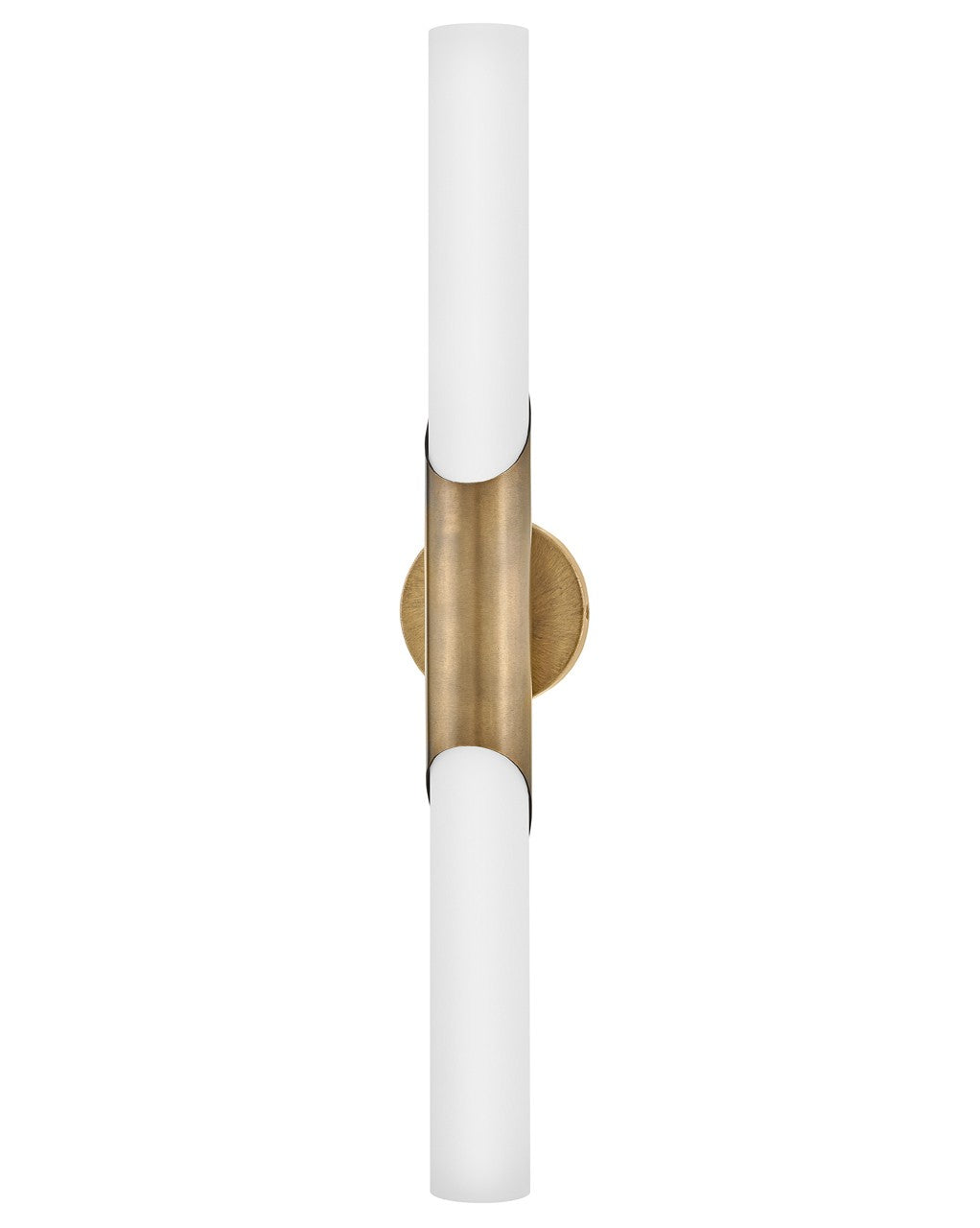 Grace LED Vanity in Textured Heritage Brass