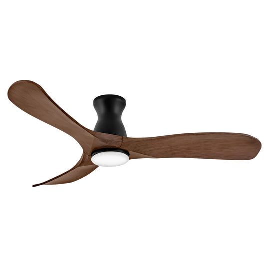 Swell Flush Illuminated 56"Ceiling Fan in Matte Black