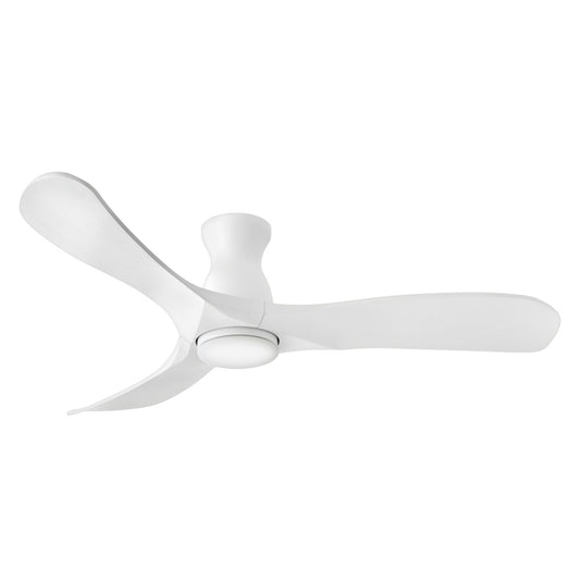 Swell Flush Illuminated 56"Ceiling Fan in Matte White