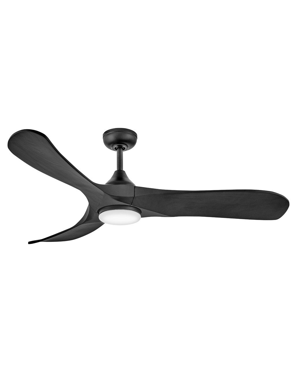 Swell Illuminated 56"Ceiling Fan in Matte Black