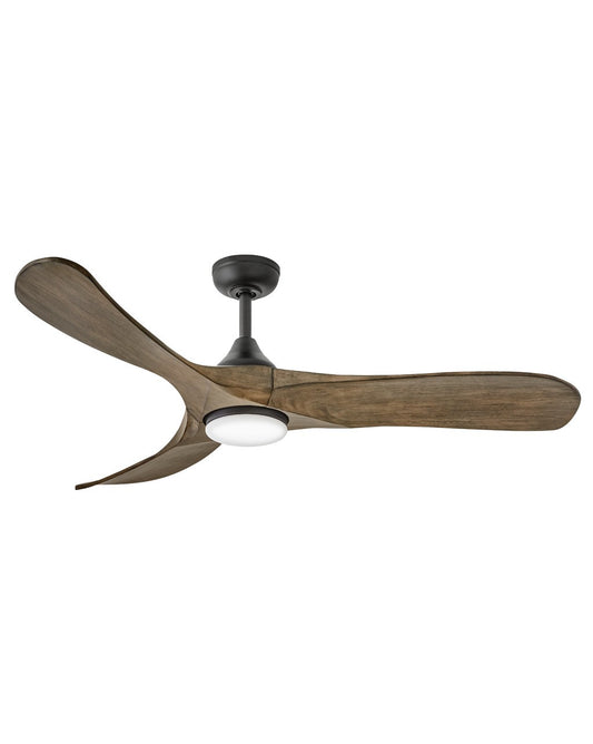 Swell Illuminated 56"Ceiling Fan in Matte Black