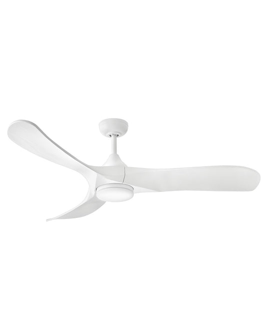 Swell Illuminated 56"Ceiling Fan in Matte White