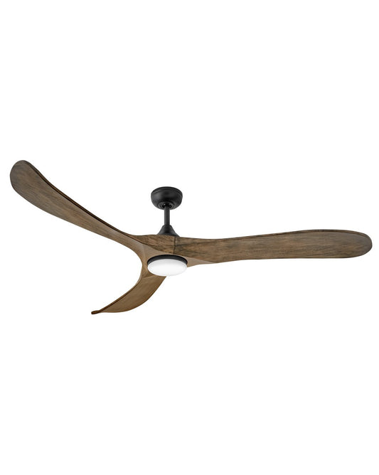 Swell Illuminated 72"Ceiling Fan in Matte Black