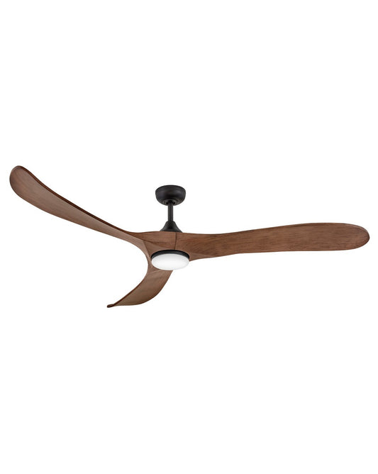 Swell Illuminated 72"Ceiling Fan in Matte Black
