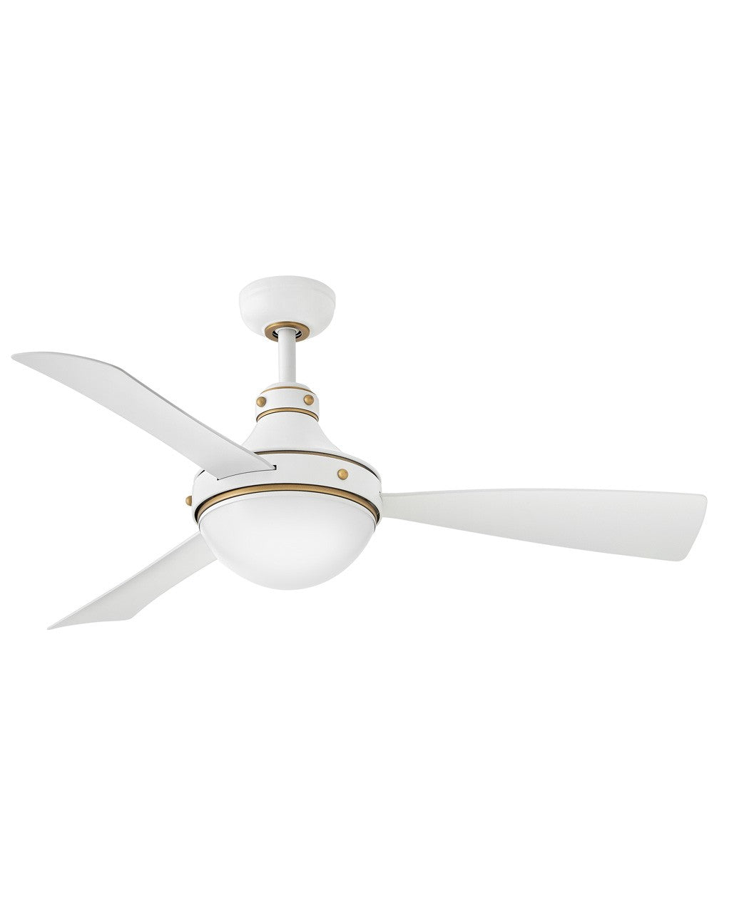 Oliver 50"Ceiling Fan in Matte White