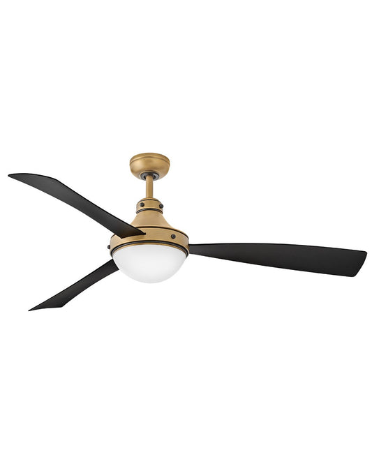 Oliver 62"Ceiling Fan in Heritage Brass